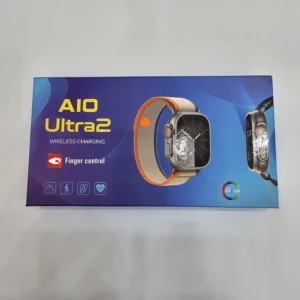 ساعت هوشمند AIO Ultra 2 با بند رنگی، نمایشگر AMOLED و کنترل با انگشت
