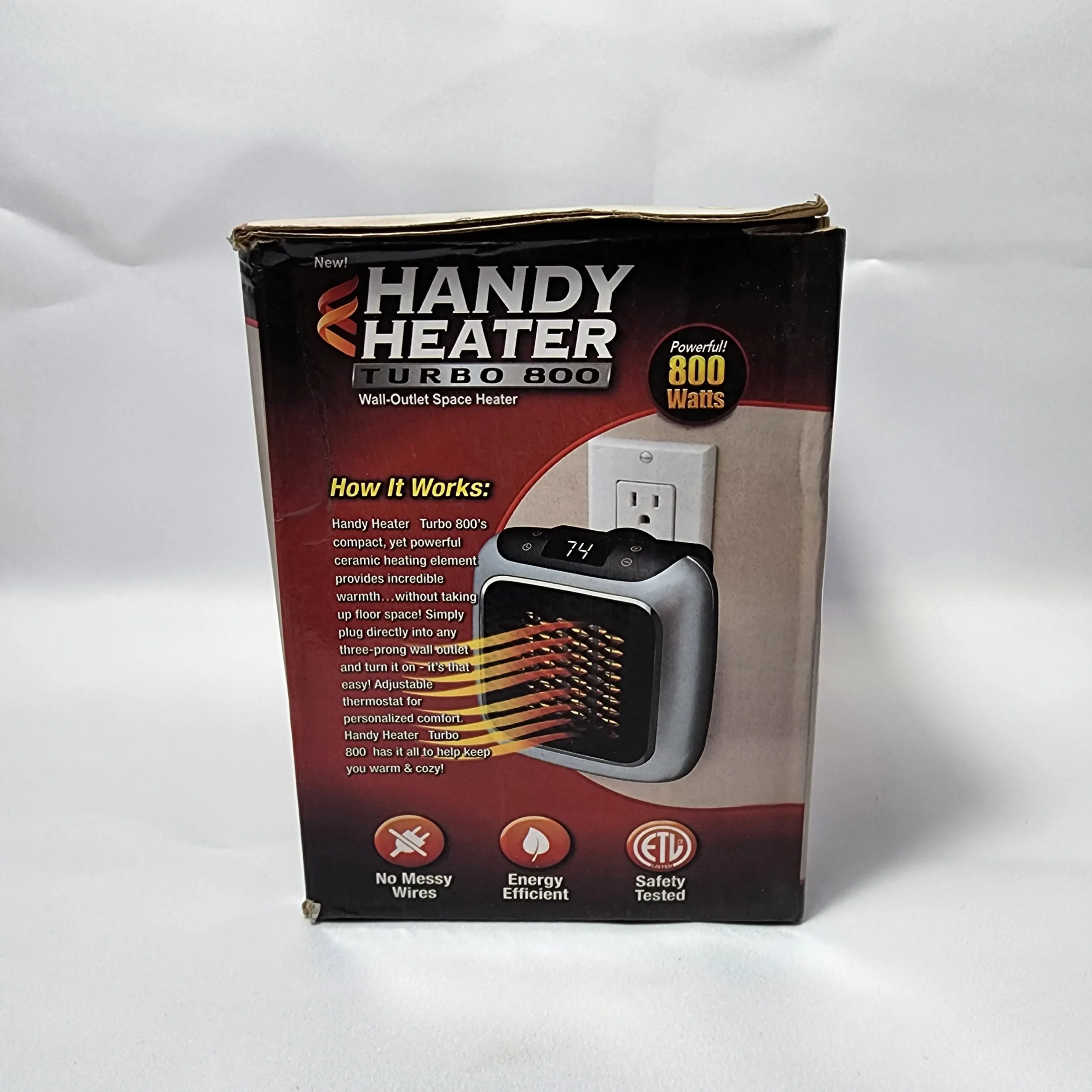 بخاری برقی دیواری Handy Heater Turbo 800 9 بخاری برقی دیواری Handy Heater Turbo 800