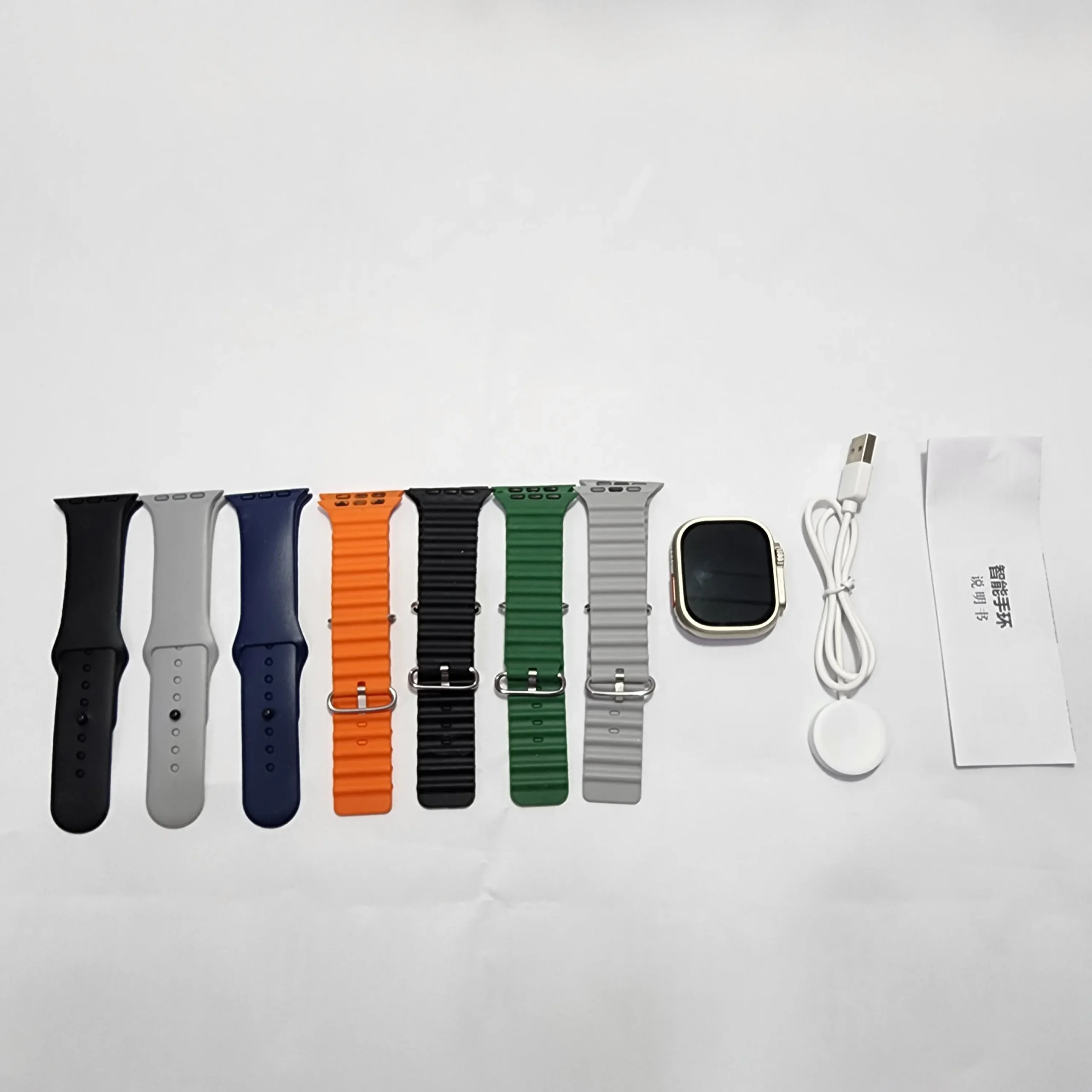 ساعت هوشمند Ultra 9 صفحه 2.03 اینچ + شارژ بیسیم همراه ۷ بند قابل تعویض 3 ساعت هوشمند Ultra 9 همراه با بندهای قابل تعویض